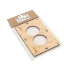 Установочная коробка с шаблон для сверления