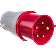 Вилка переносная 025 32А 3P+PE+N 380В IP44 EKF ps-025-32-380