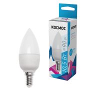 Лампа светодиодная 10.5Вт свеча 4500К бел. E14 220В КОСМОС LkecLED10.5wCNE1445