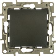 Переключатель 1-кл. СП Etika 10А IP20 250В 10AX авт. зажимы механизм антрацит IEK 672605