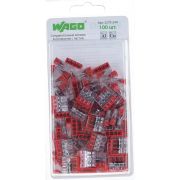 Клемма 4-х проводная 4х(0.5-2.5мм) для распред. коробки (с контактн. пастой «Alu-Plus») WAGO 2273-244