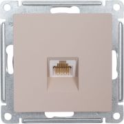 Розетка компьютерная AtlasDesign RJ45 кат.5E механизм песочн. SE ATN001283