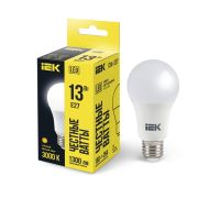 Лампа светодиодная A60 13Вт грушевидная 230В 3000К E27 IEK LLE-A60-13-230-30-E27