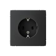 Розетка ArtGallery 16А с заземл. механизм карбон SE GAL001043