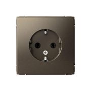 Розетка ArtGallery 16А с заземл. механизм мокко SE GAL000643