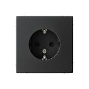 Розетка ArtGallery 16А с заземл. защ. шторки механизм карбон SE GAL001045