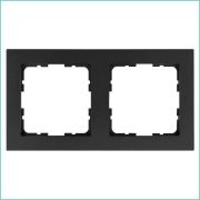 Рамка 2-м G-Classic антрацит Jasmart G1002B